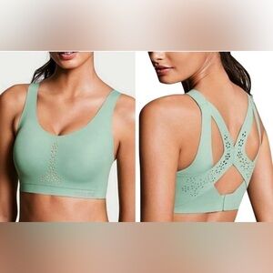 Victoria’s Secret VSX 32C Light Slate Green Angel Max Sports Bra